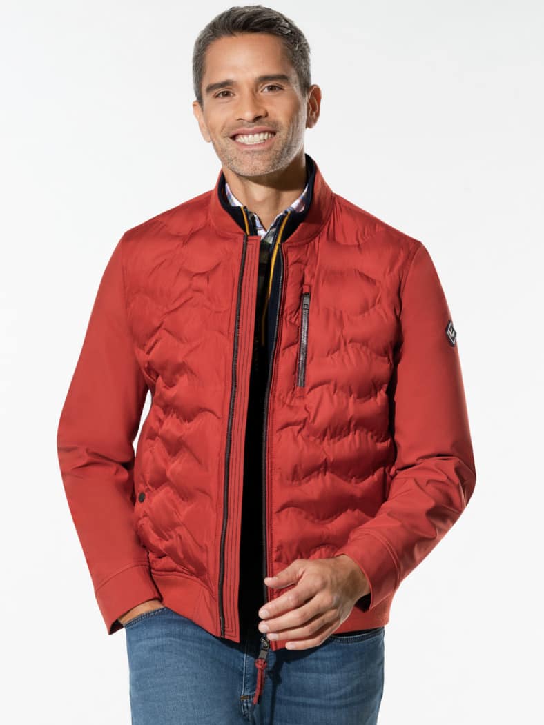 Klima Leichtblouson Ziegelrot