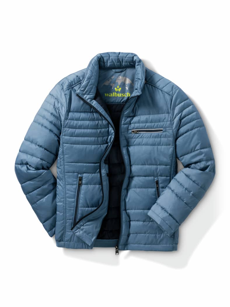 Microfaser Leichtjacke 2.0 Rauchblau