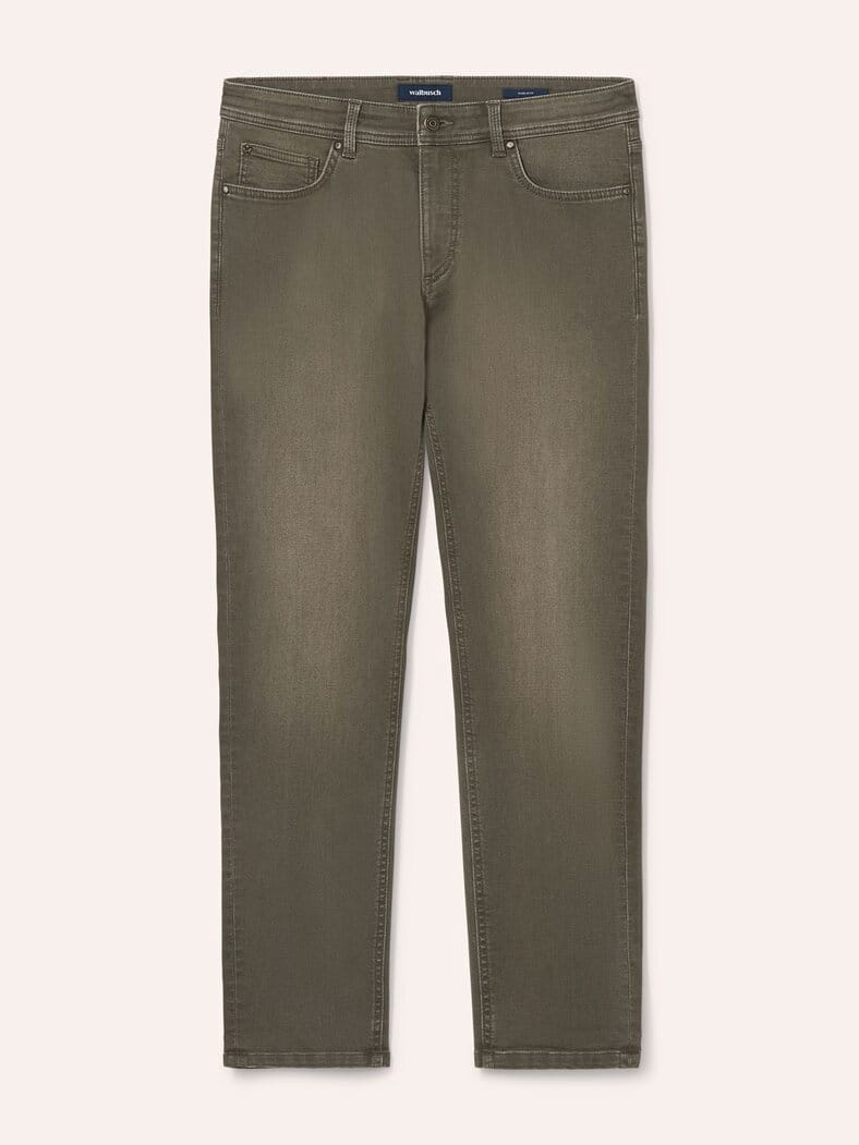 Jogger-Jeans Superstretch Oliv