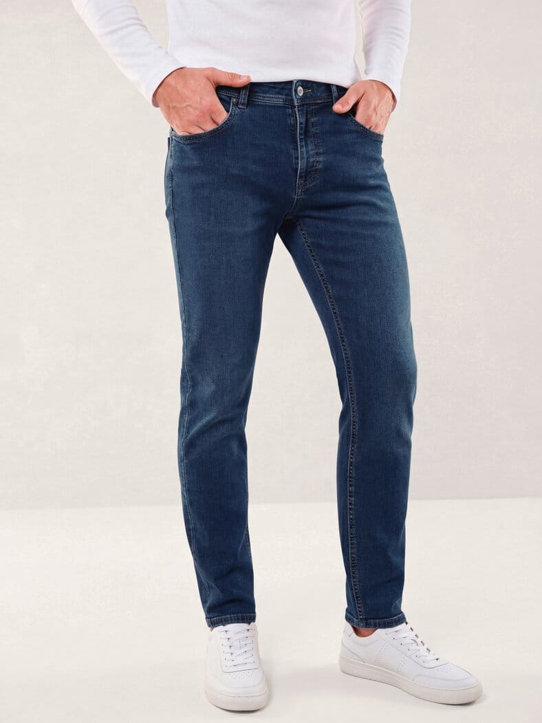 Jogger-Jeans Superstretch Mid Blue