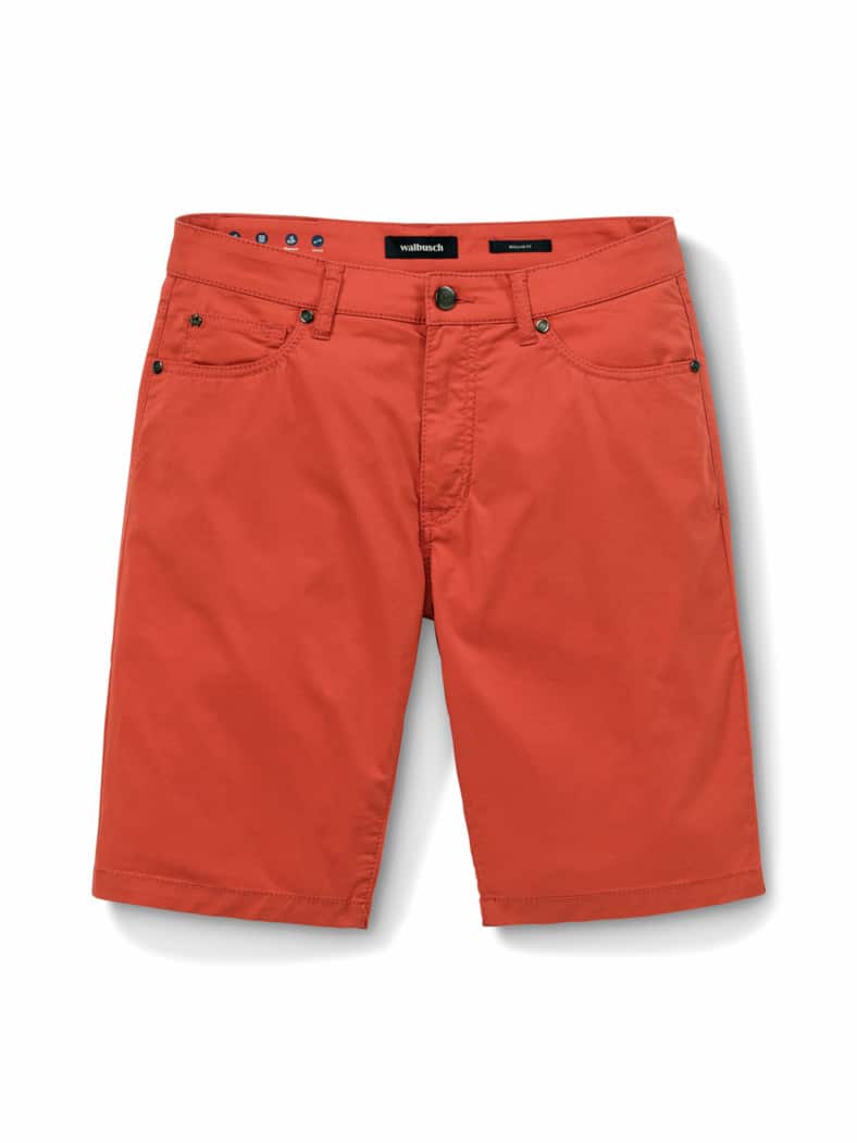 Ultraleicht Five Pocket Bermudas Koralle