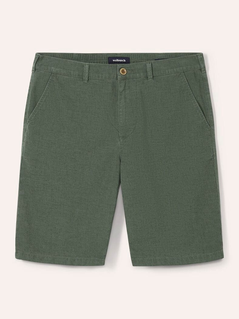 Leinen-Bermudas Frischekick Salbei
