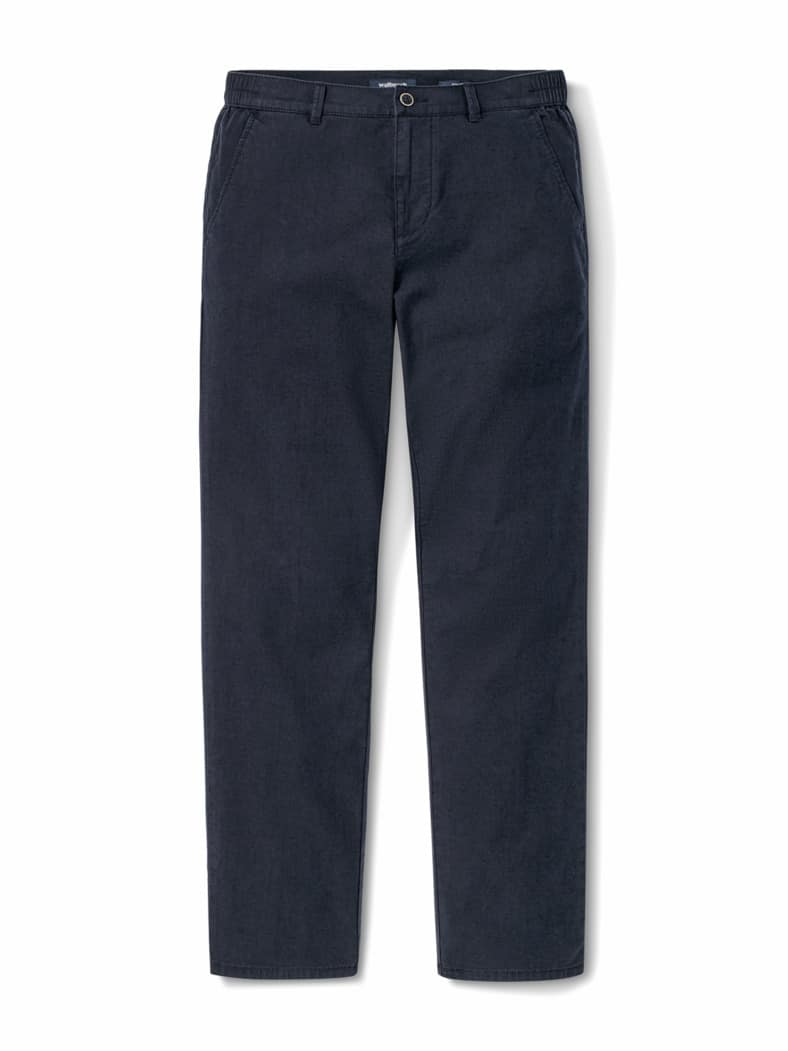 Leinen-Chino Frischekick Marine