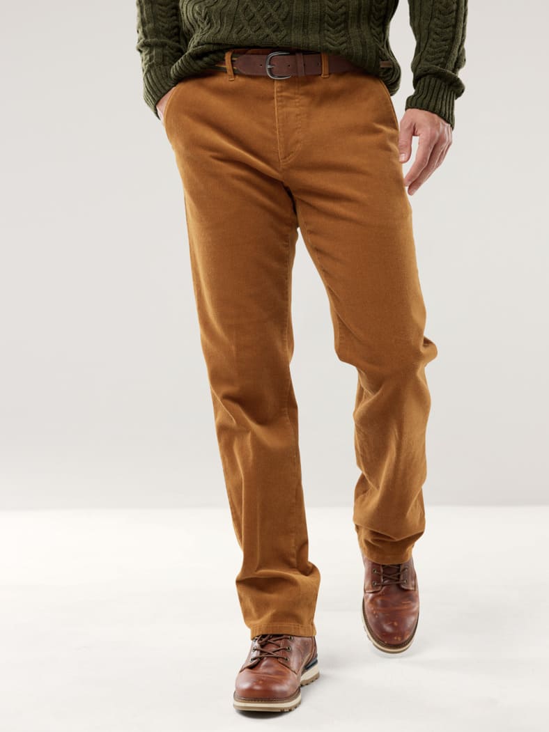 Gürtel-Cord Chino Maisgelb