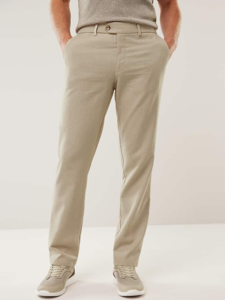 Cool-Wool Chino Beige Melange