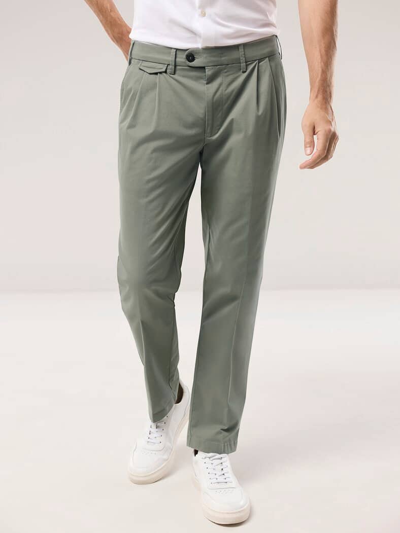 Feintwill Bundfalten-Chino Helloliv