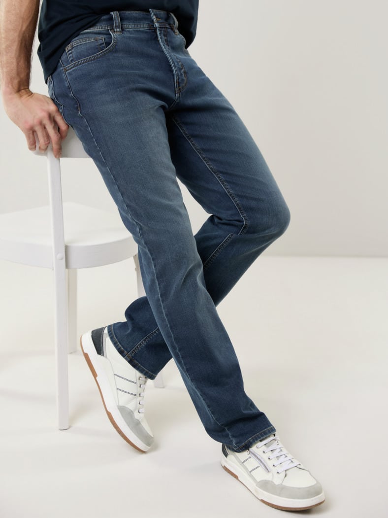 Husky-Jeans Five Pocket Antique Blue