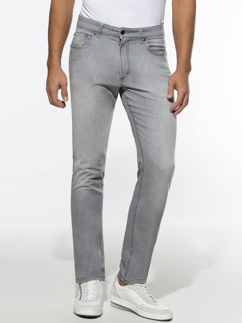 Ultraleicht-Jeans Klimakontrolle Light Grey