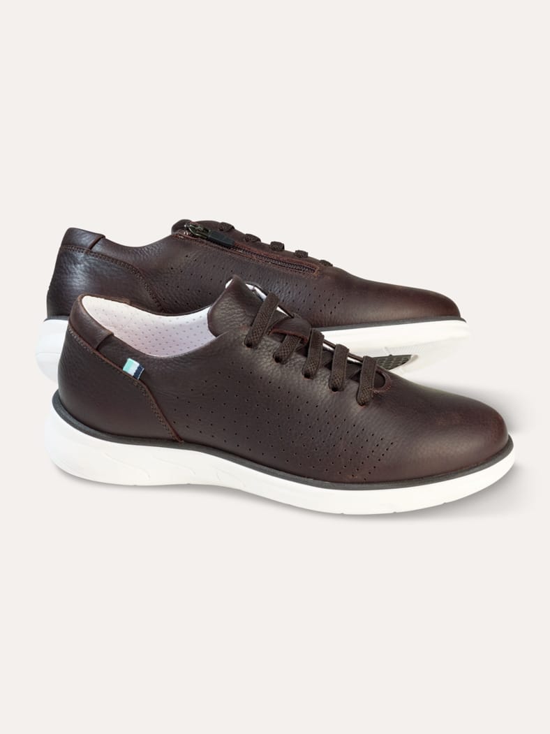 Smart Sneaker Wasserabweisend Braun