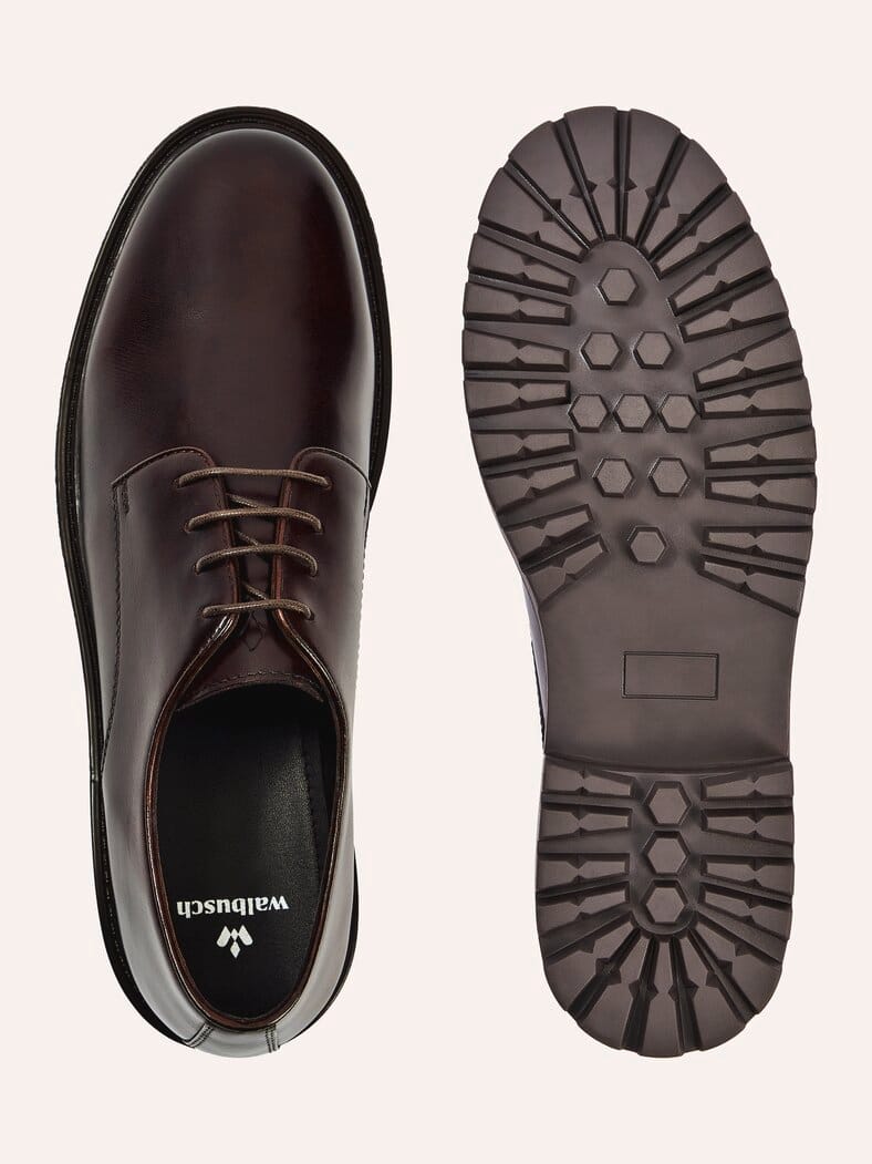 Leder Derby Braun