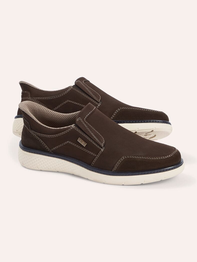 Wasserdichter Slipper mit Easy-In Braun