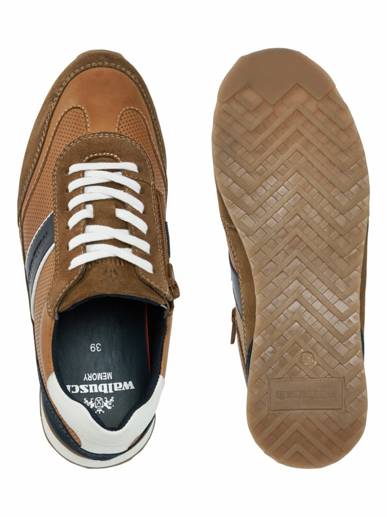 Komfort Perfo Sneaker Cognac