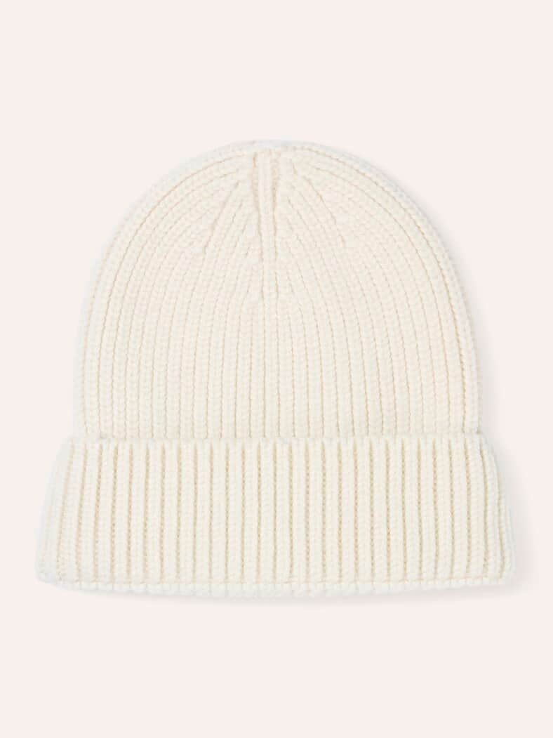 Merino-Mütze Beige