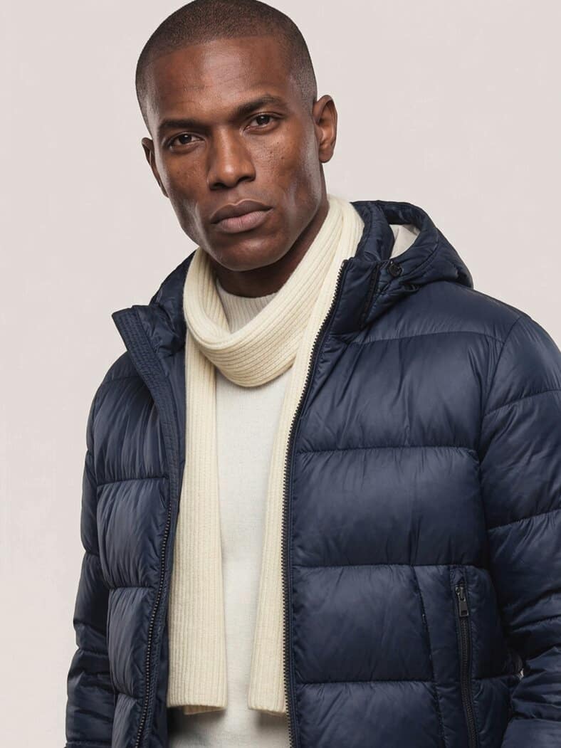 Merino-Schal Beige