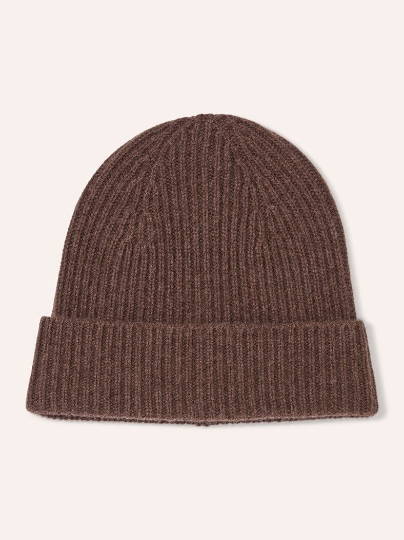 Cashmere Mütze Braun