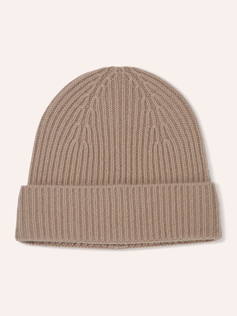 Cashmere Mütze Beige