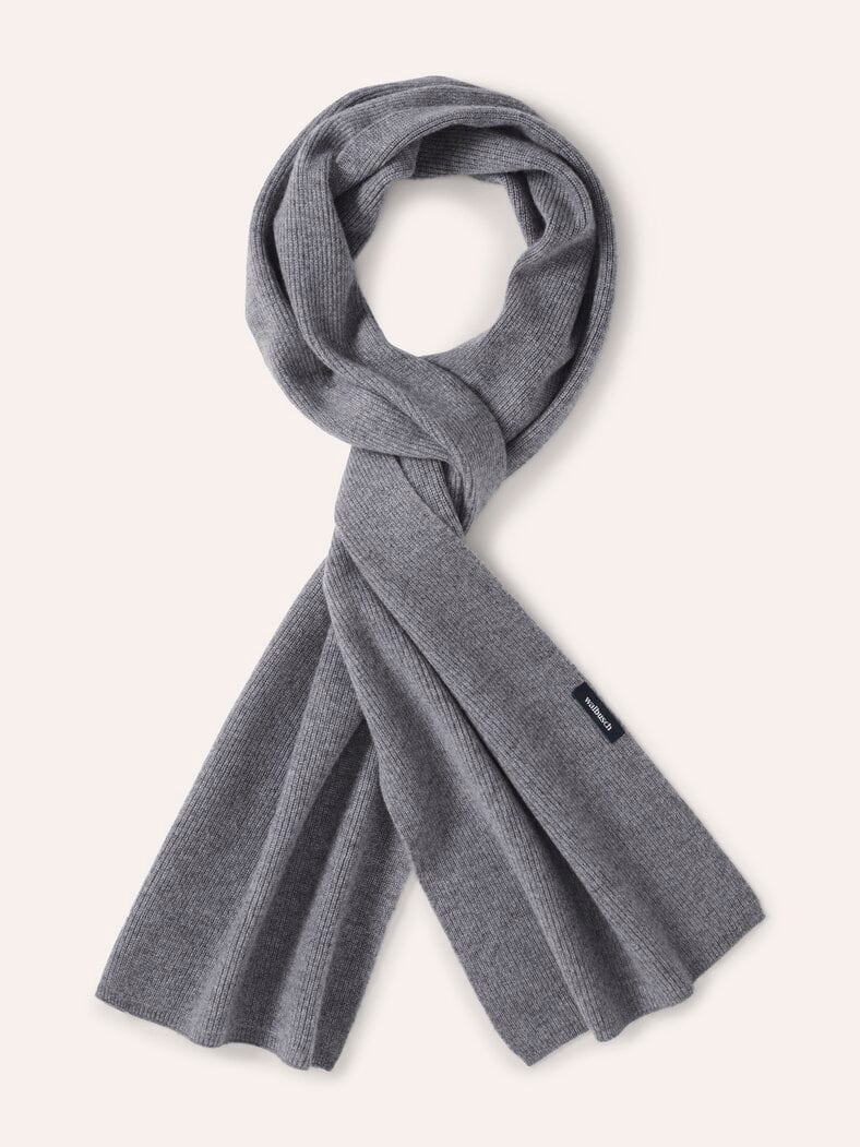 Cashmere Schal Grau