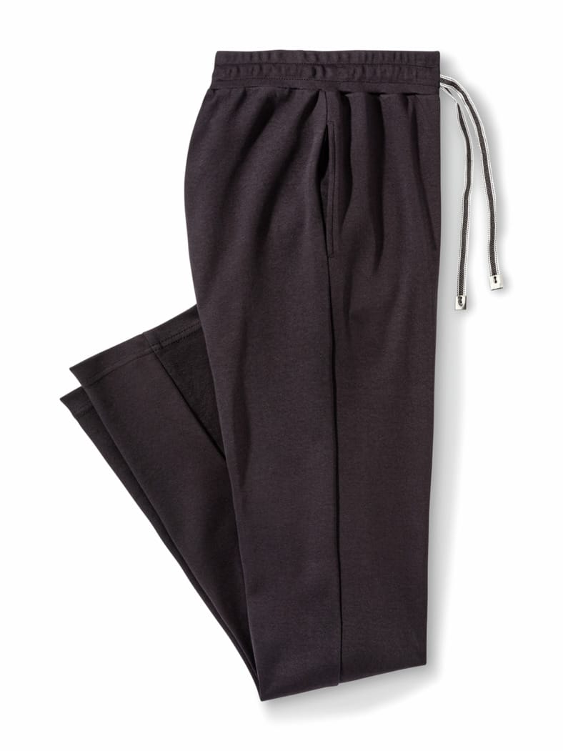 Baumwollstretch Hose Schwarz