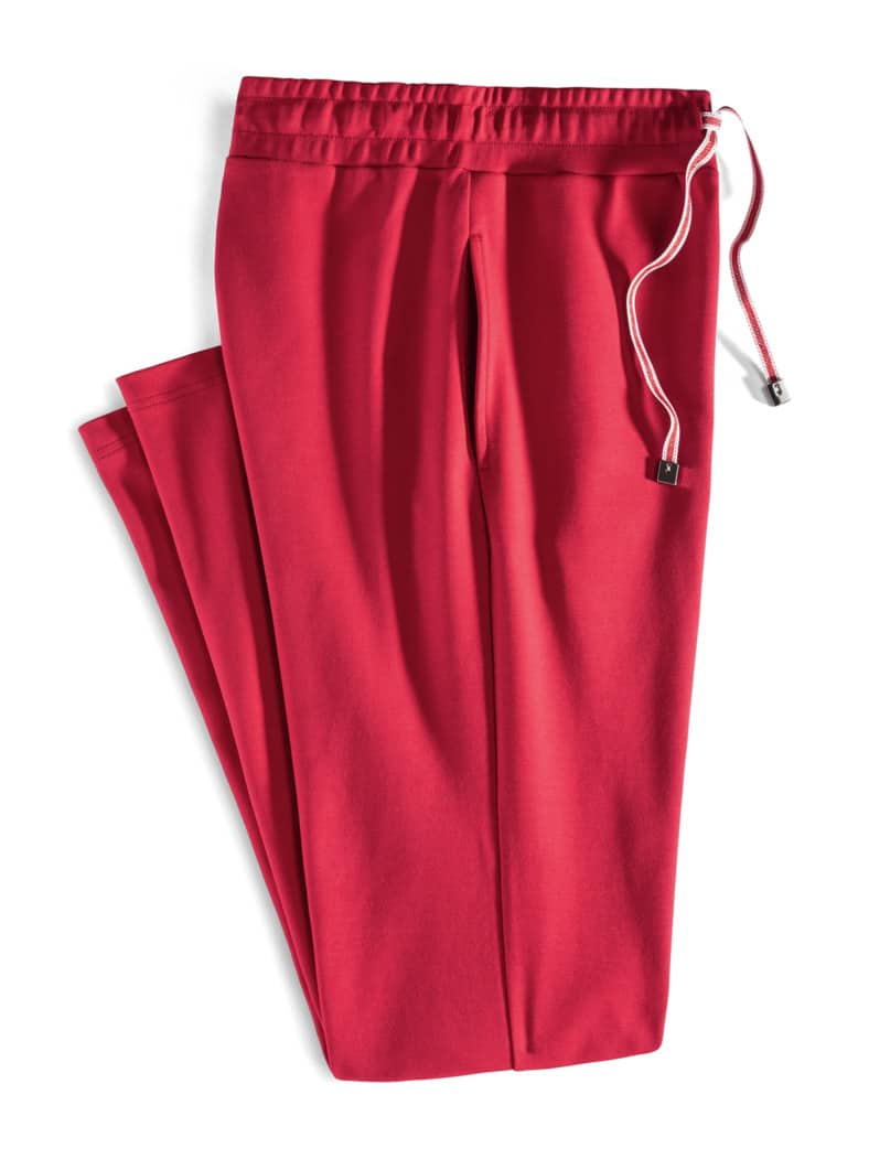 Baumwollstretch Hose Rot