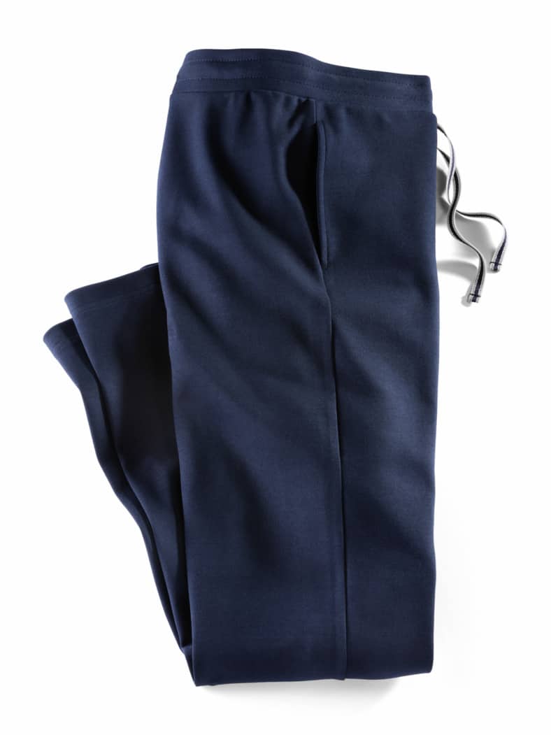 Baumwollstretch Hose Marine
