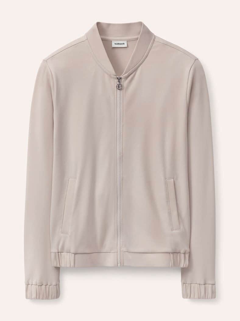Baumollstretch Blouson Creme