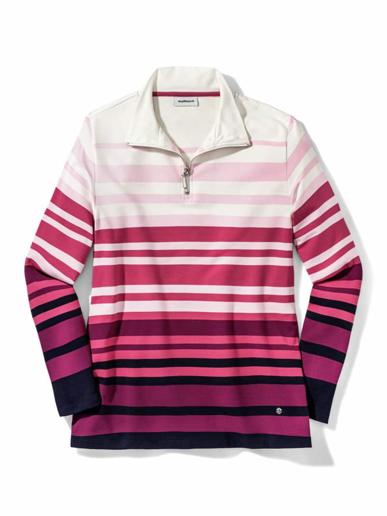 Wohlfühl-Troyer Streifenmix Waldbeere