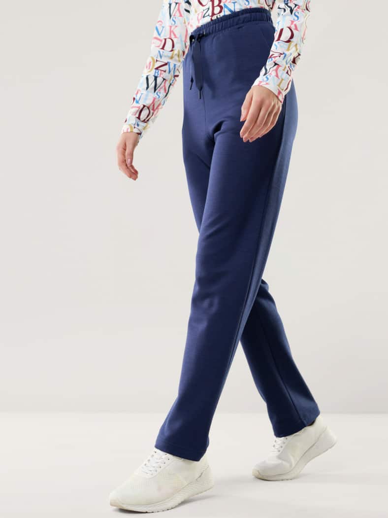 Jersey Hose Active Wool Marine
