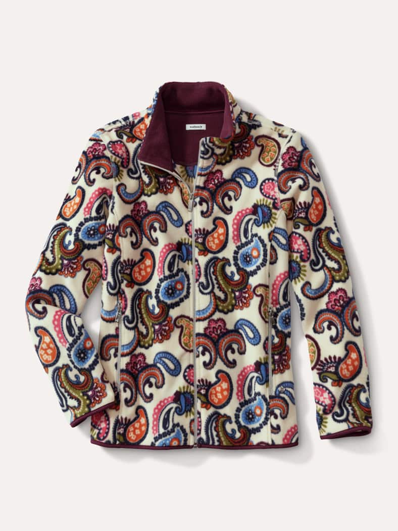 Freizeitjacke Thermo-Fleece Paisley