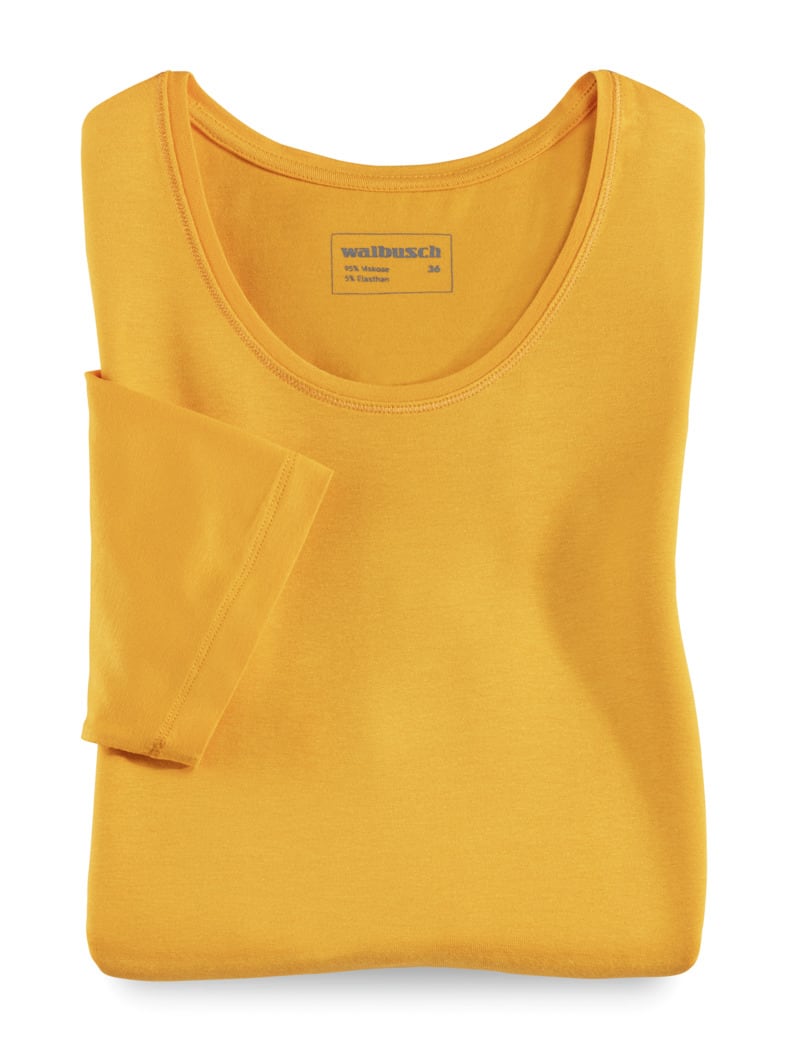 Viskose-Shirt Safran