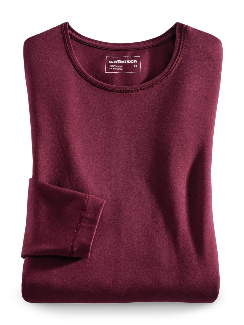 Viskose-Shirt Langarm Barolo