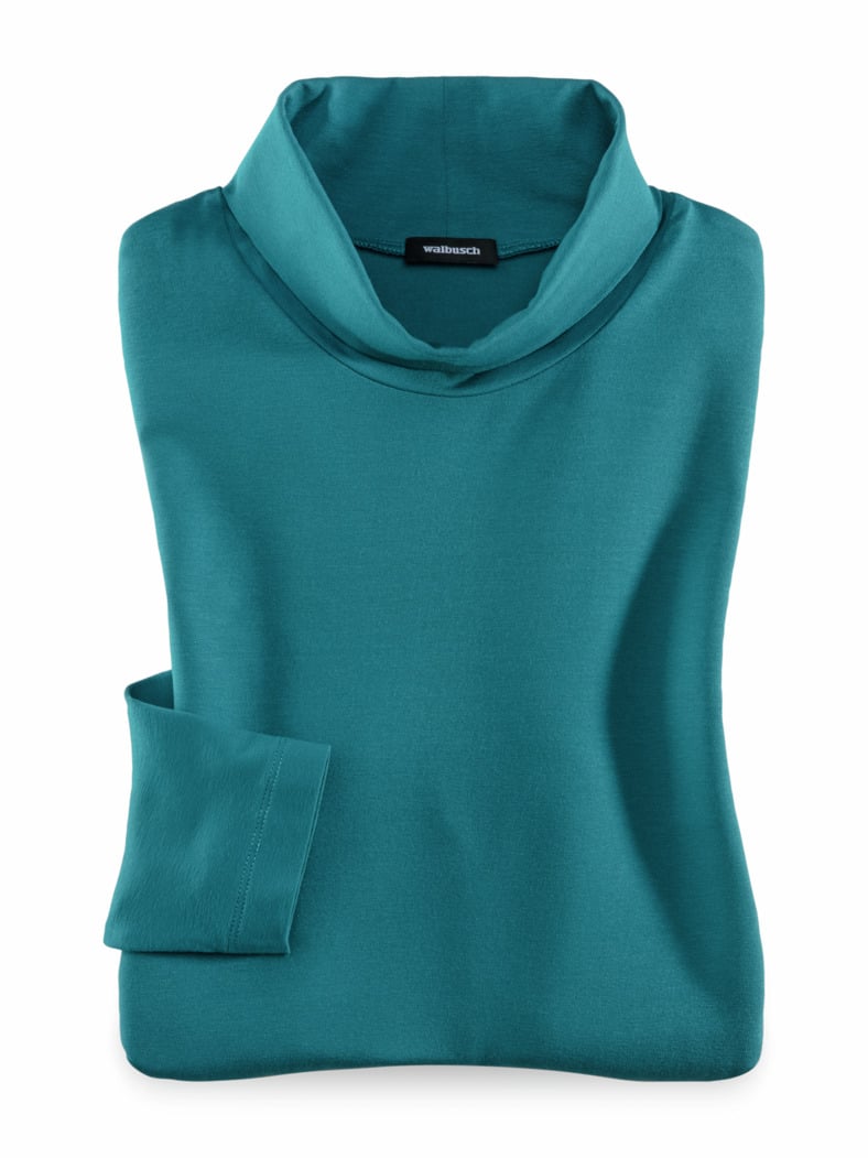 Viskose-Unterziehrolli Petrol