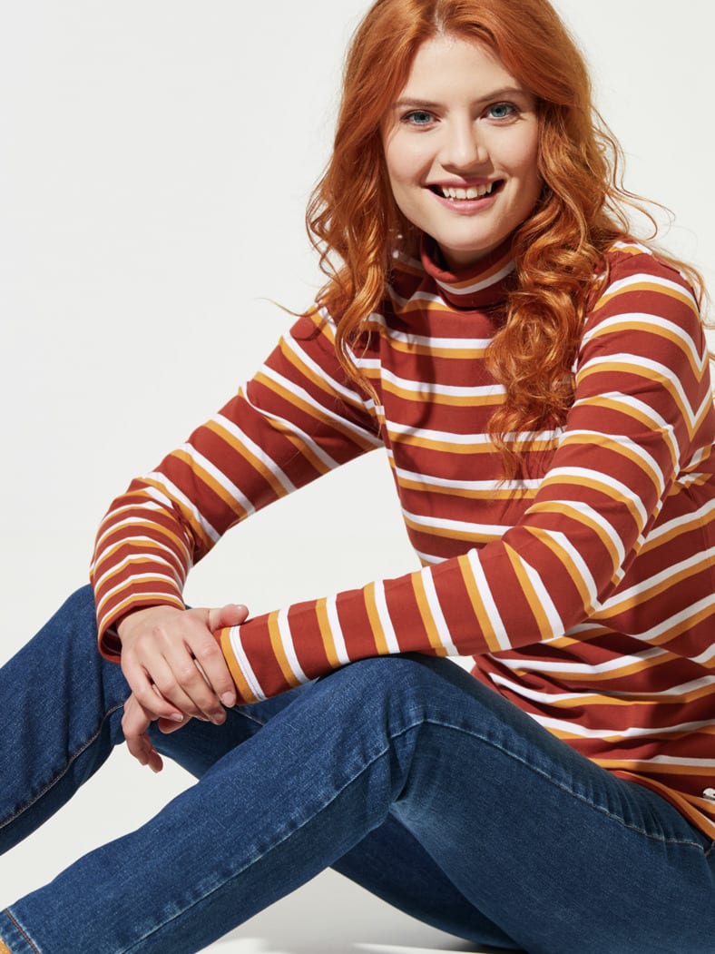 Thermoleicht Rolli Safran gestr.