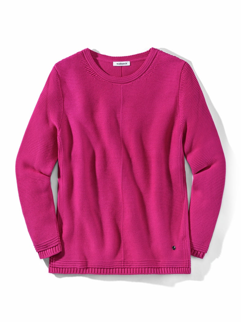 Baumwoll-Pullover Everyday Fuchsia
