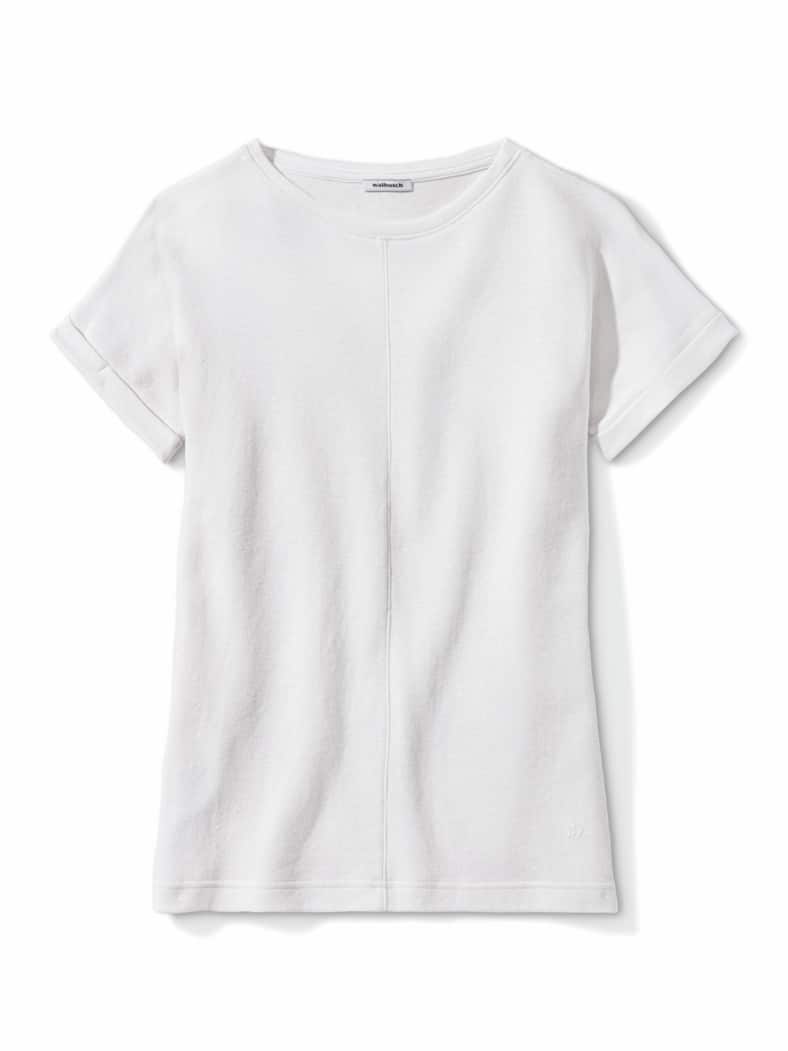 Kimonoshirt Leinenmix Weiß