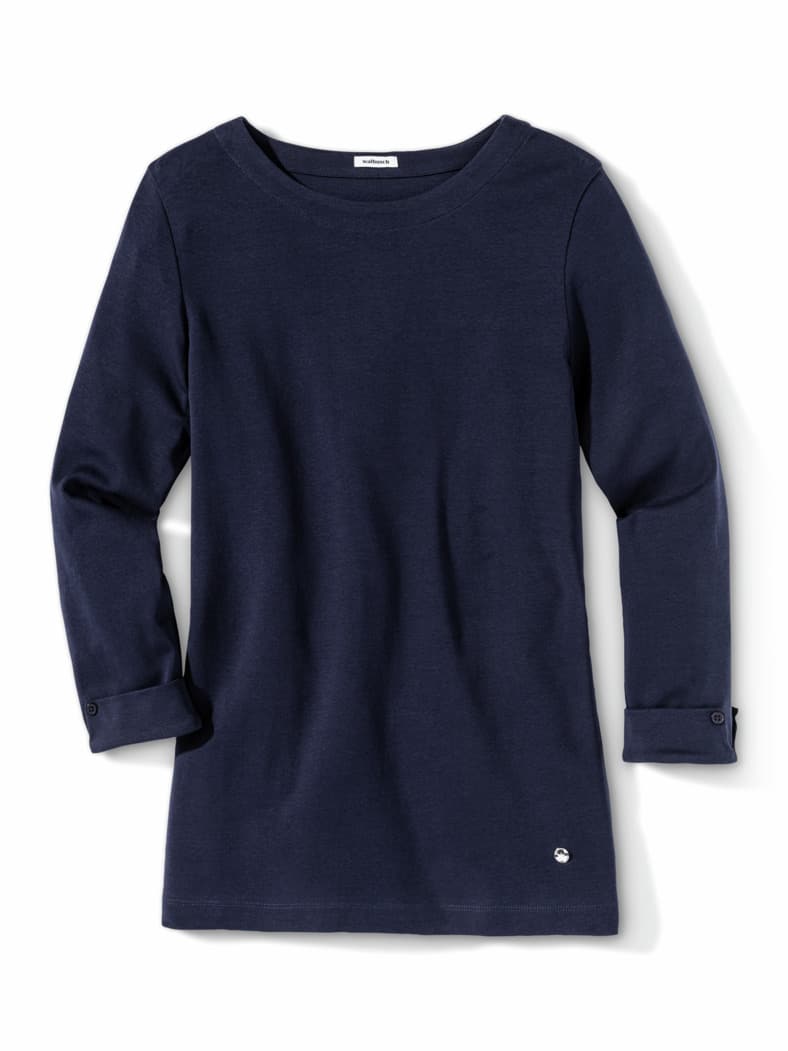 Baumwollshirt Softrib Marine