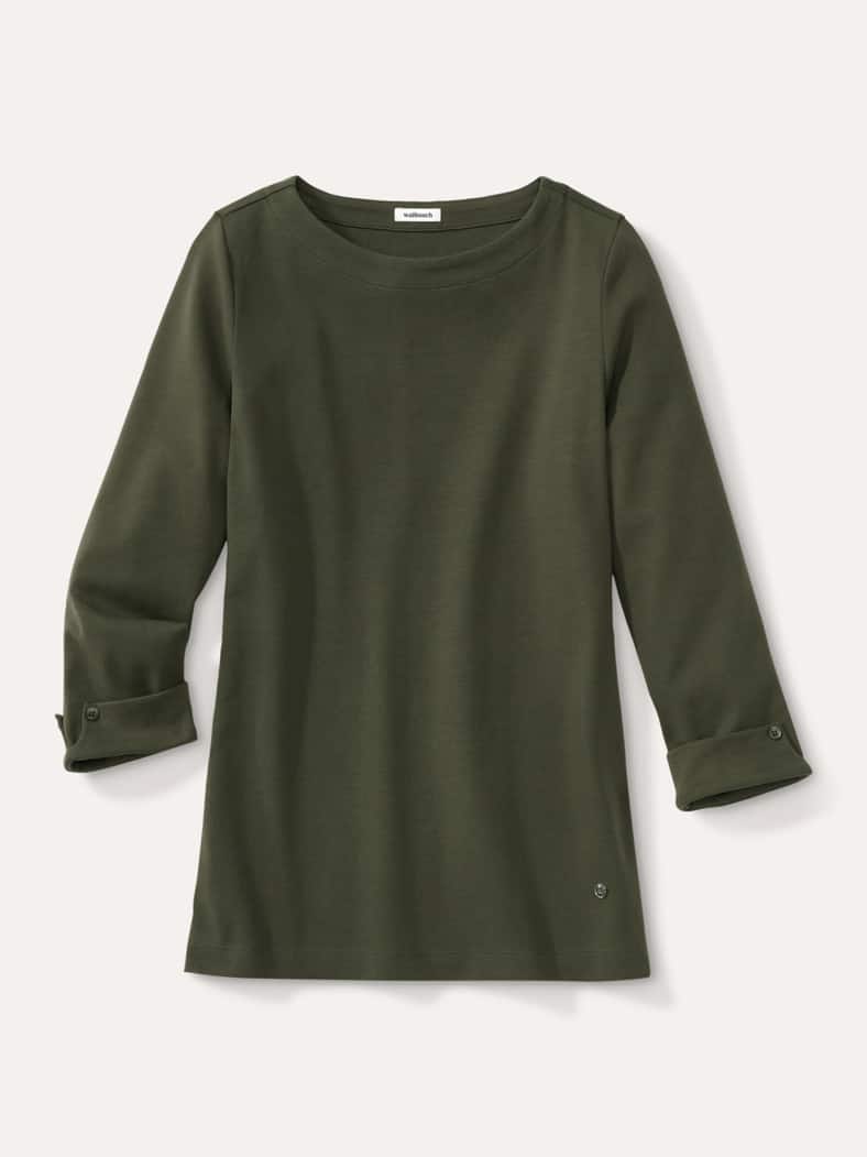 Baumwollshirt Softrib Oliv