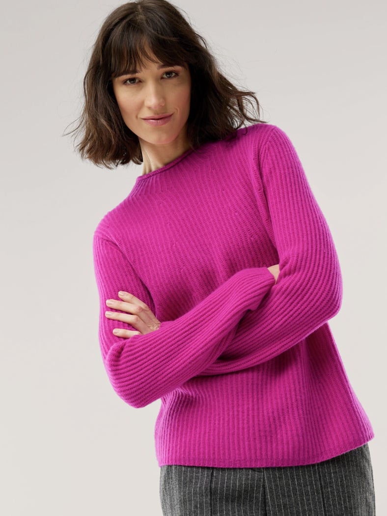 Cashmere Pullover 100 Prozent Fuchsia