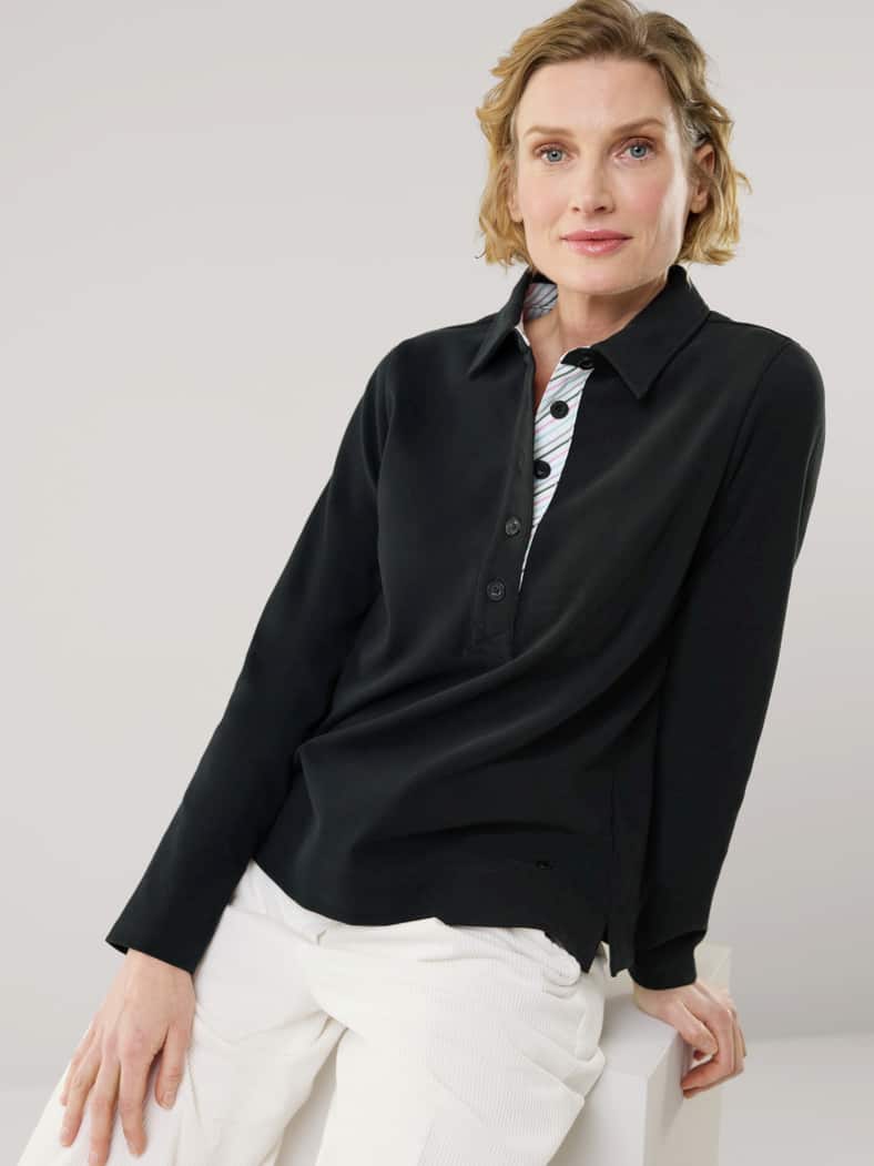 Edeljersey Polo Schwarz