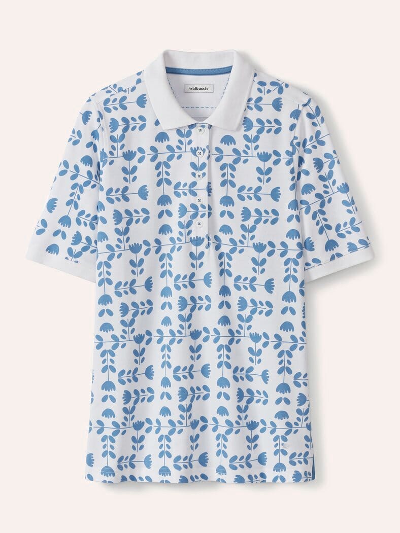Poloshirt Frischekick Tulpenspiel Jeansblau