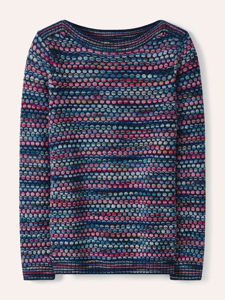 KERO-Pullover Farbenspiel Nachtblau