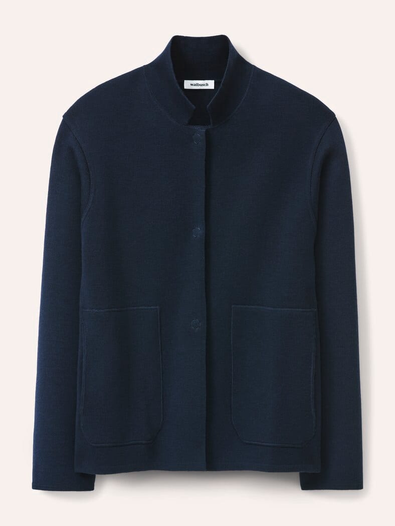Milano Strickjacke Nachtblau