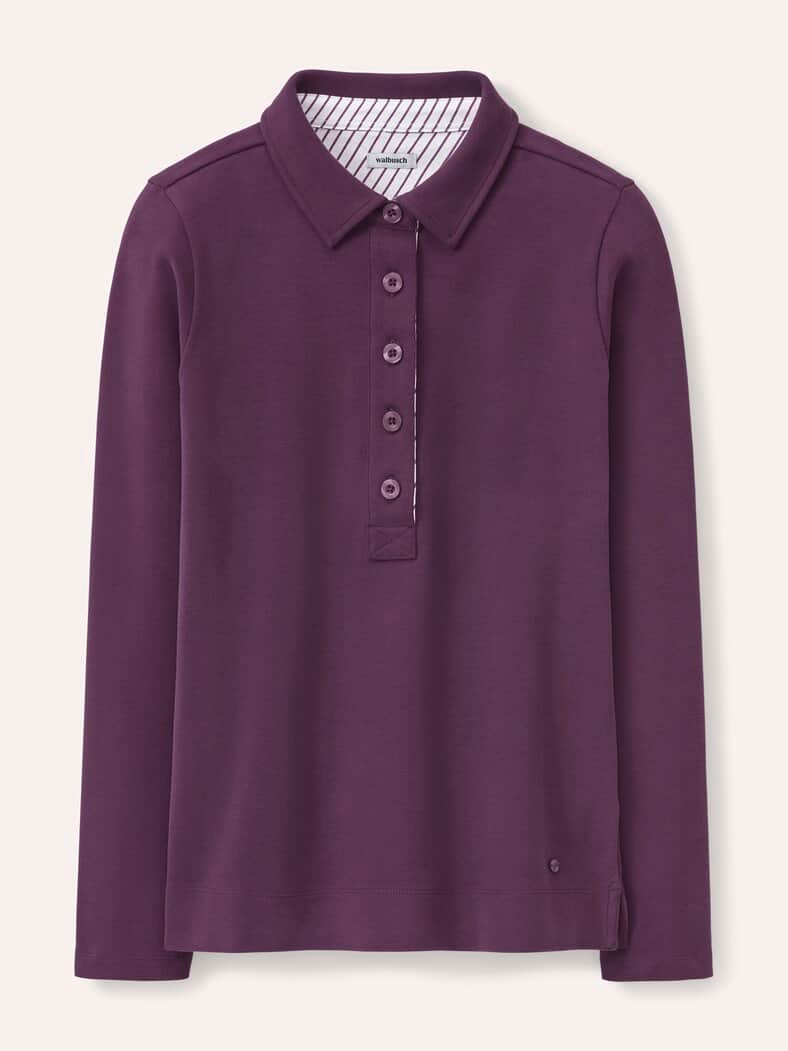 Poloshirt aus Baumwolle Cassis