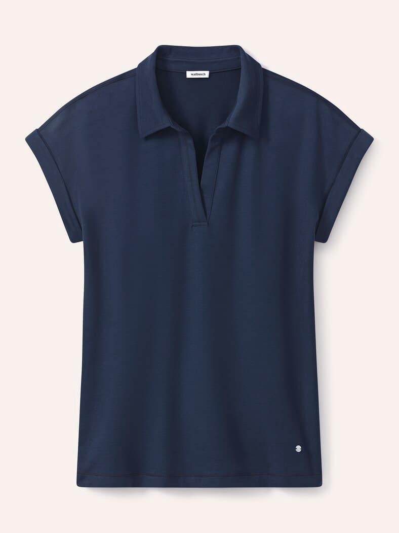 Poloshirt Edelmodal Nachtblau