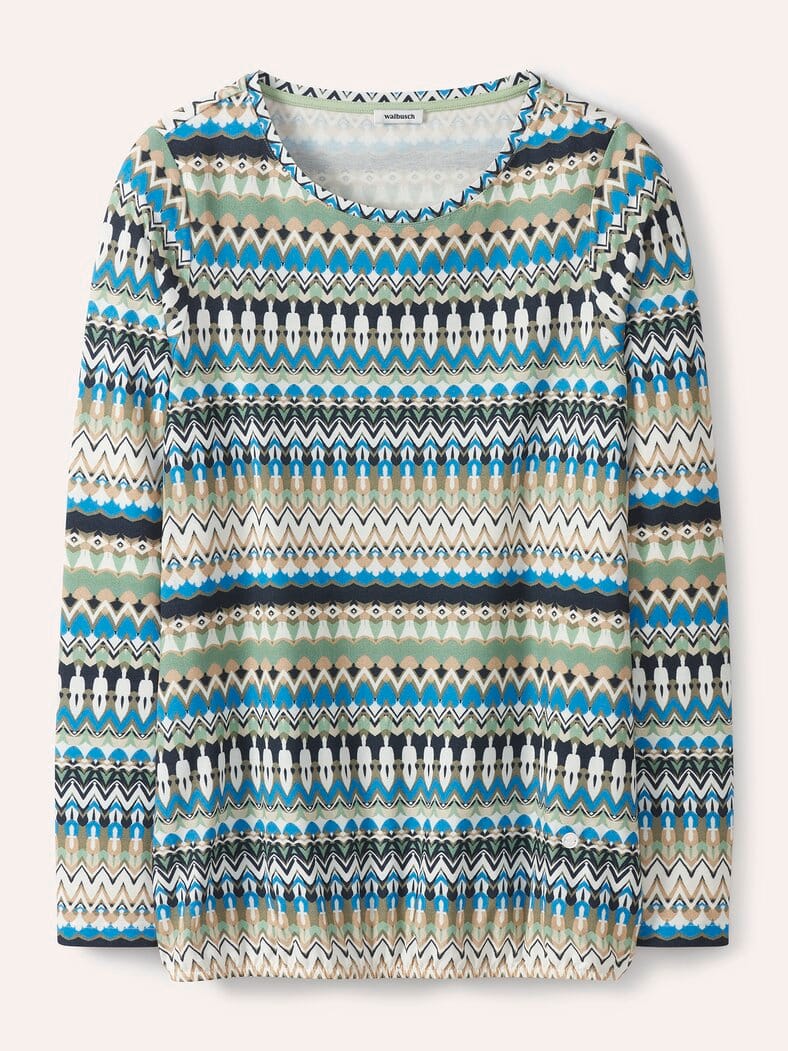 Blousonshirt Stadtsafari Multicolor Grün