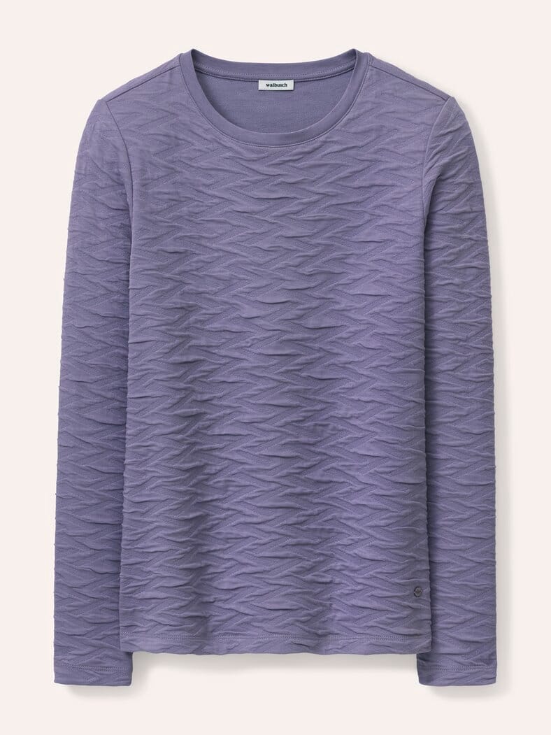 Jacquard-Sweaty 3D Soft Mauve
