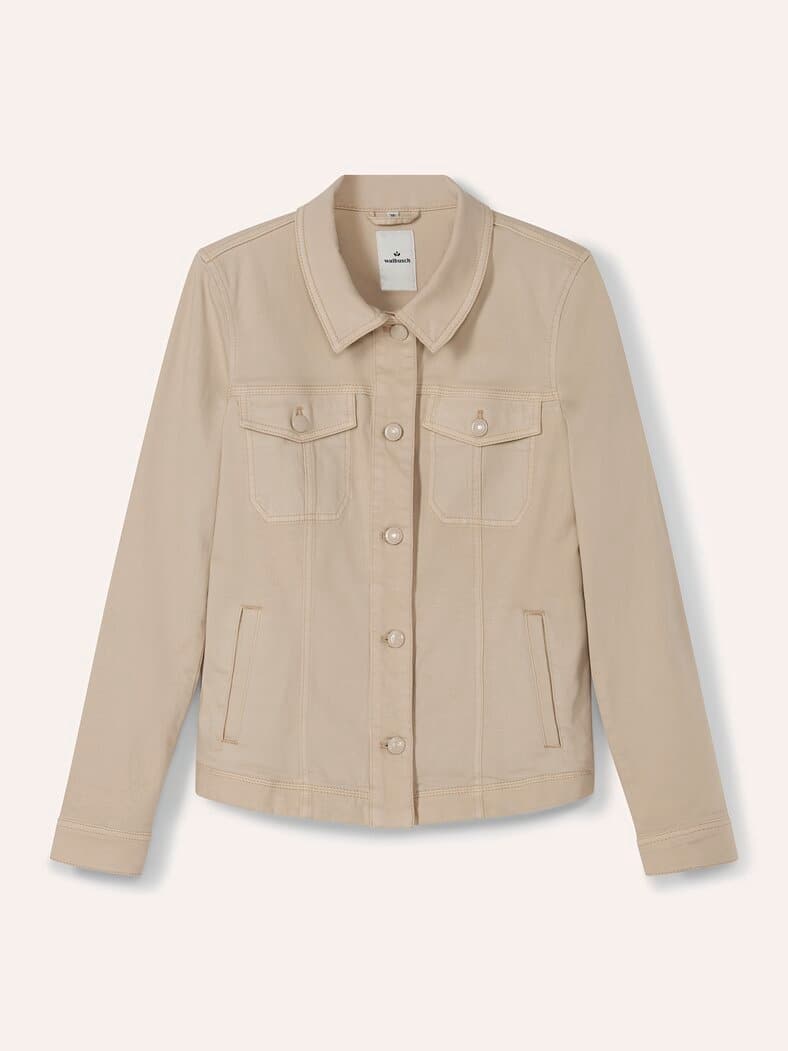 Jeansjacke Beige