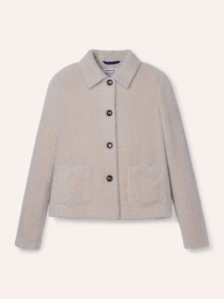 Flauschige Jacke Kitt