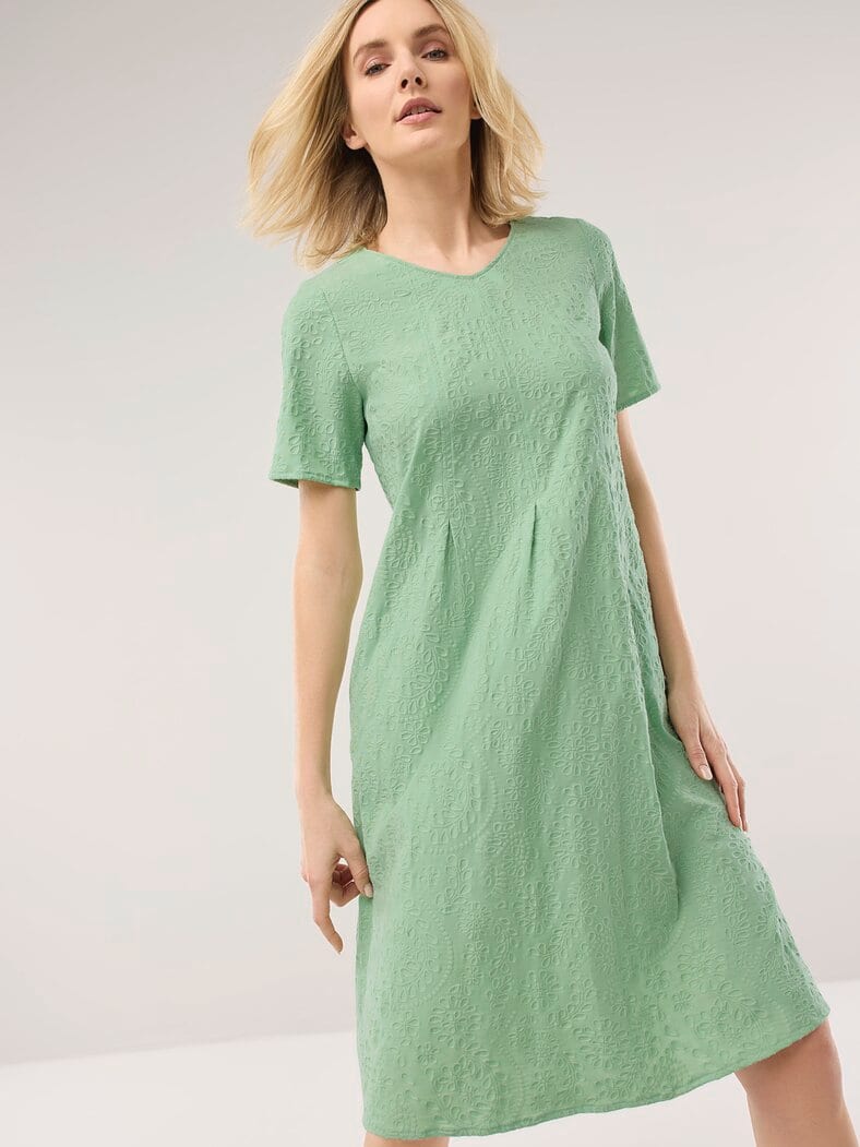 Jacquardkleid Salbei