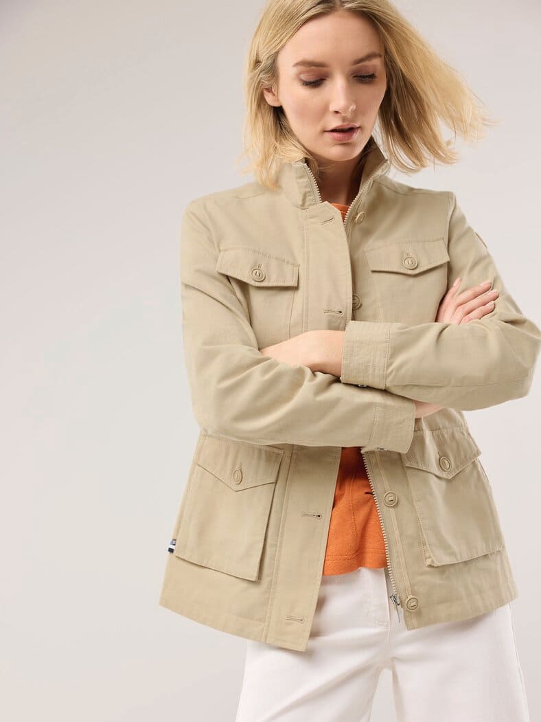 Cotton Fieldjacket Sand