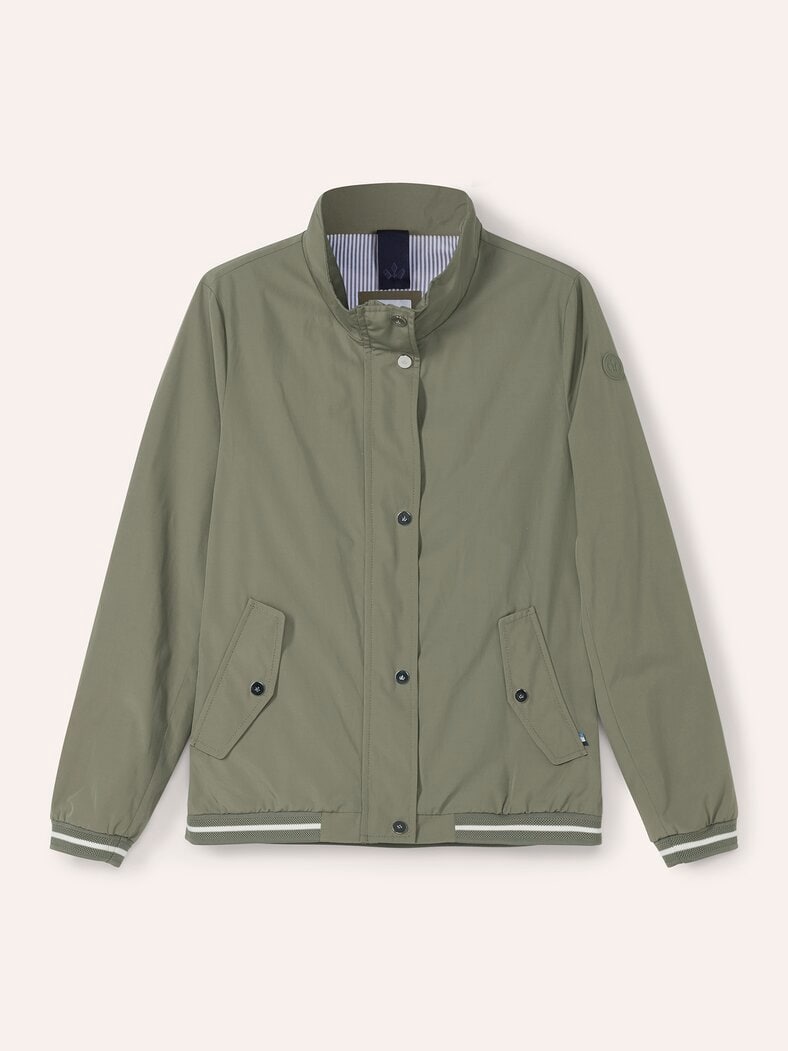 Blousonjacke Baumwollmix Khaki